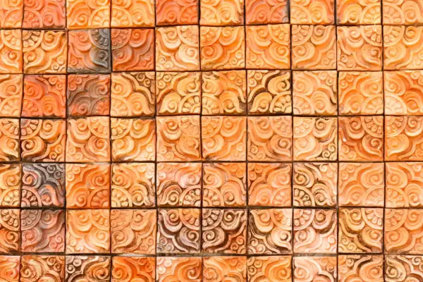 Terra Rust Textured Ceramic Wall Tile - Image 6