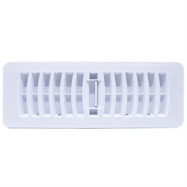White Plastic Floor Register